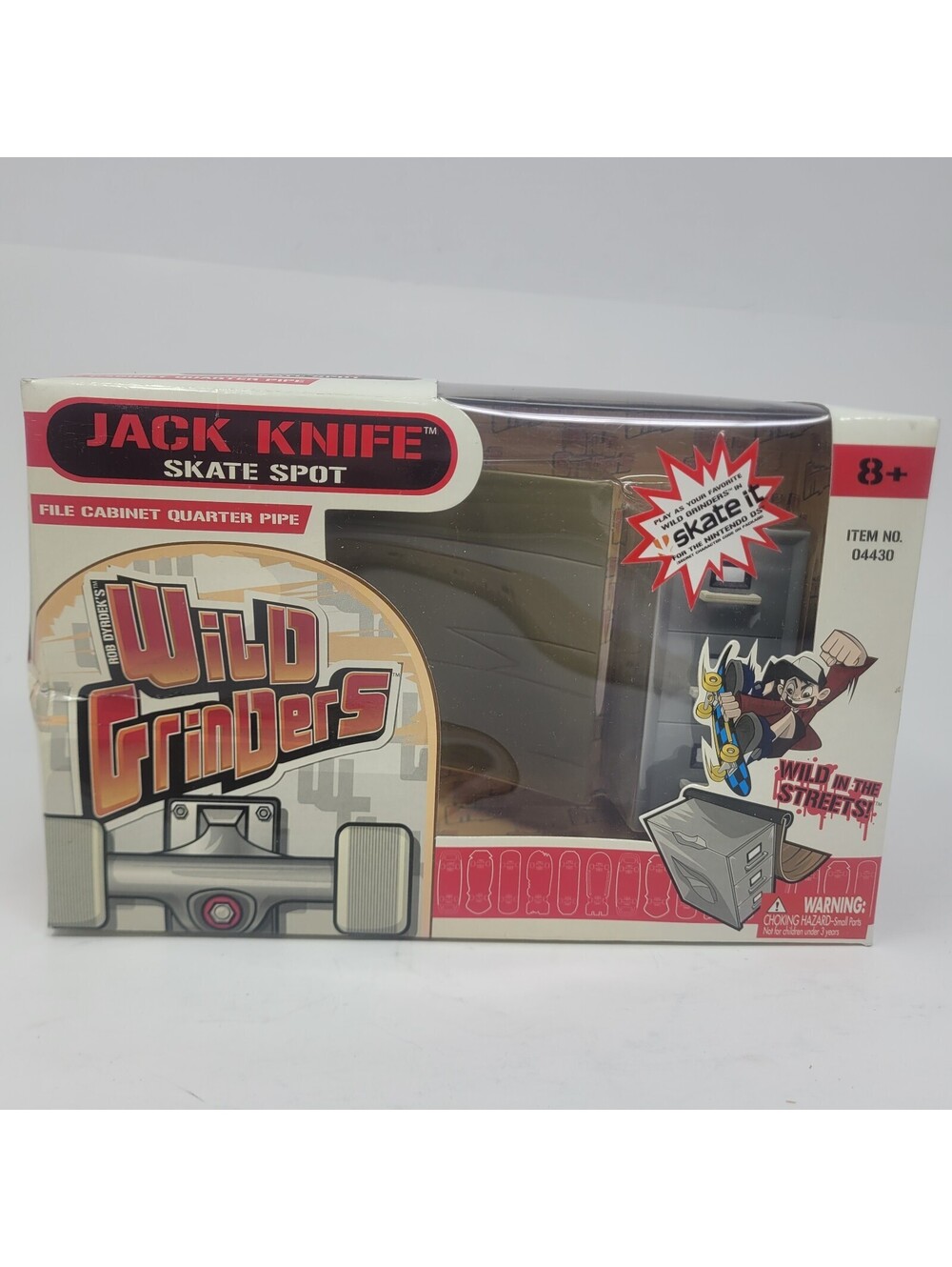 Rob Dyrdek Wild Grinders Jack Knife Skate Spot File Cabinet Quarter Pipe 04430